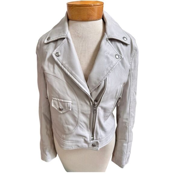 BlancNYC vegan moto jacket Lunch Date. Size small. - Picture 2 of 7